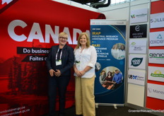 The Government of Canada promoten diversen bedrijven op GreenTech. Birgit Nielson en Tamara Kononoff